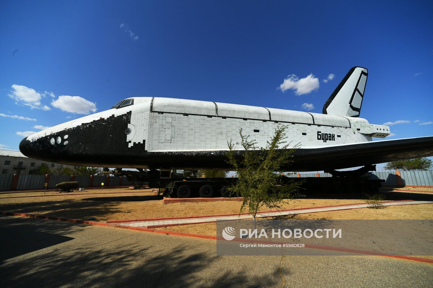 Космический корабль "Буран" в музее истории космодрома Байконур
