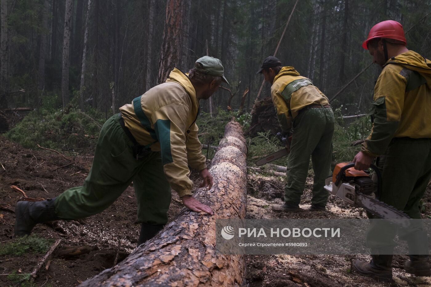 Ликвидация пожаров в Красноярском крае