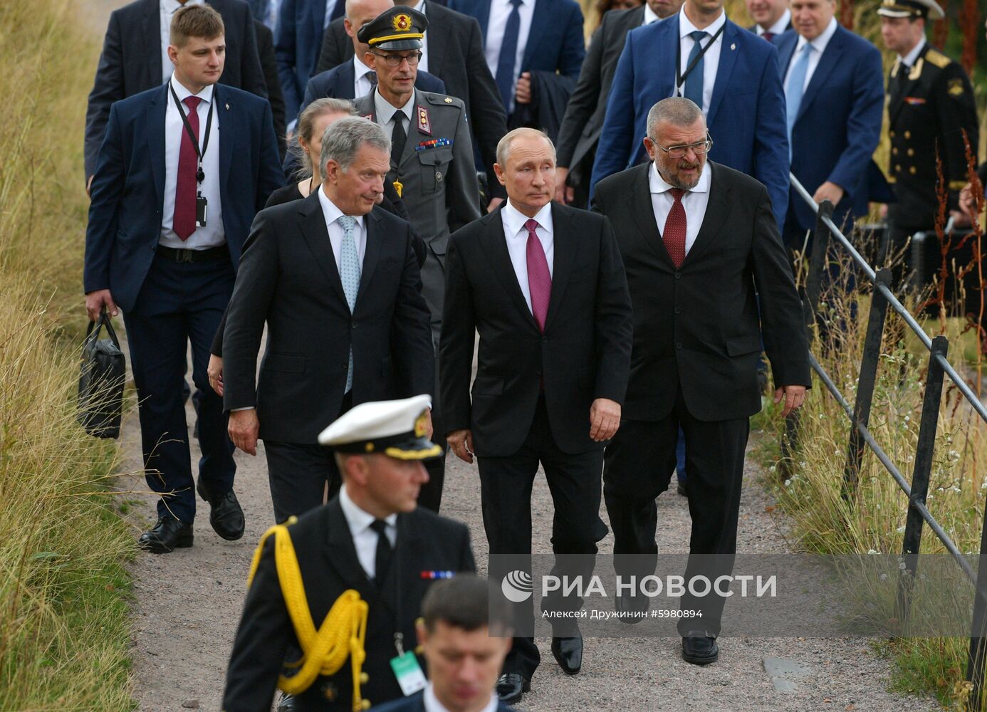 Рабочий визит президента РФ В. Путина в Финляндию