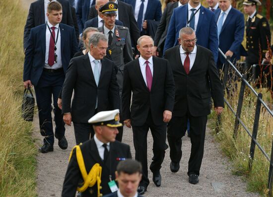 Рабочий визит президента РФ В. Путина в Финляндию