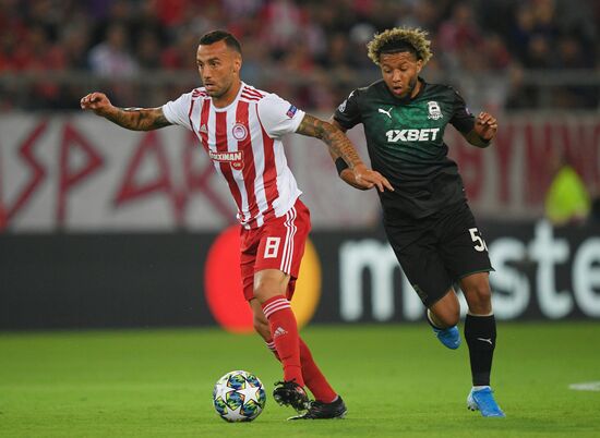 Футбол. Лига Чемпионов. Матч "Олимпиакос" - "Краснодар"