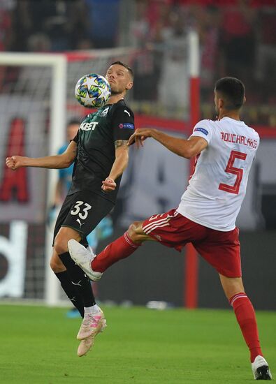 Футбол. Лига Чемпионов. Матч "Олимпиакос" - "Краснодар"