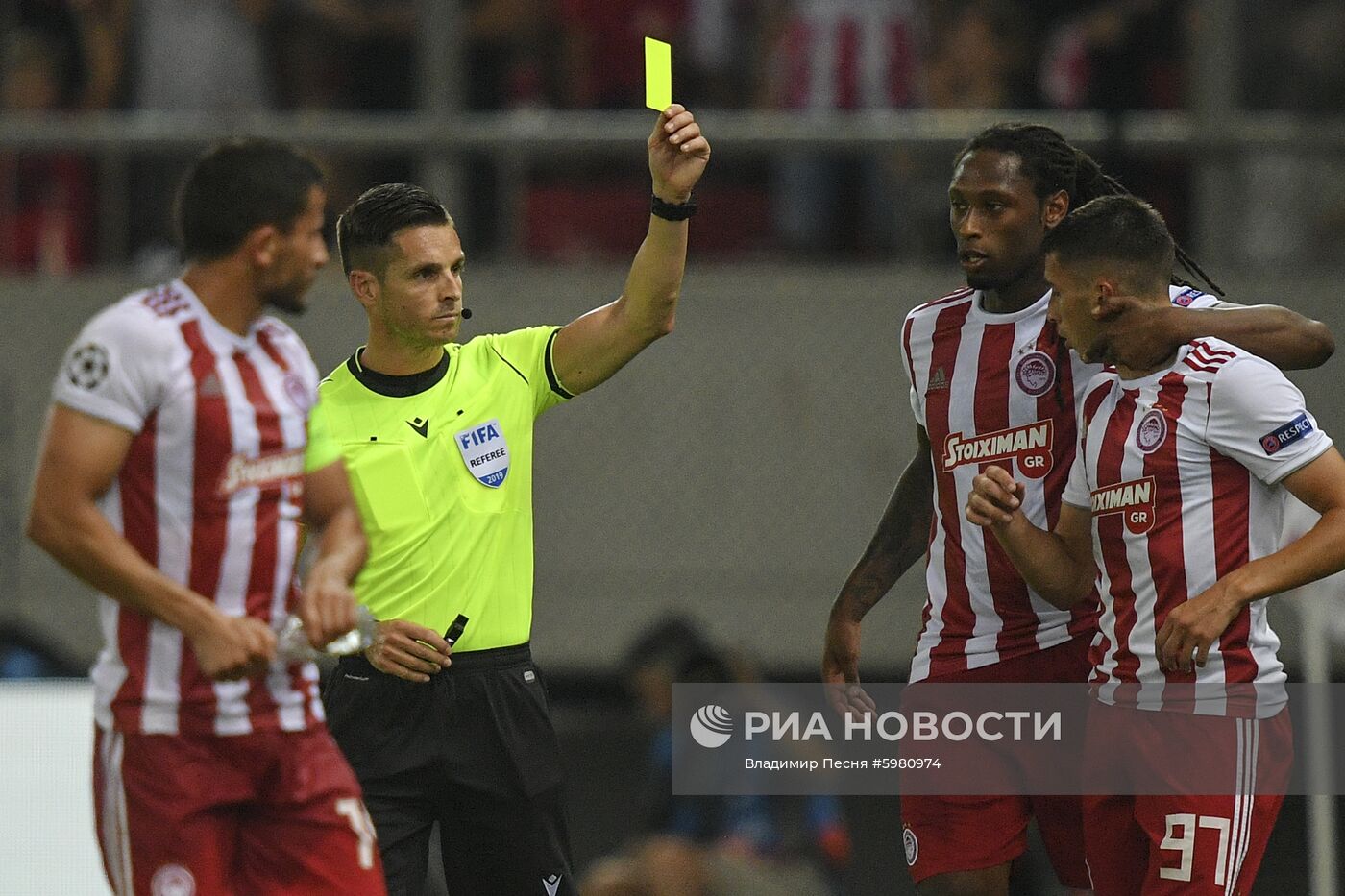 Футбол. Лига Чемпионов. Матч "Олимпиакос" - "Краснодар"