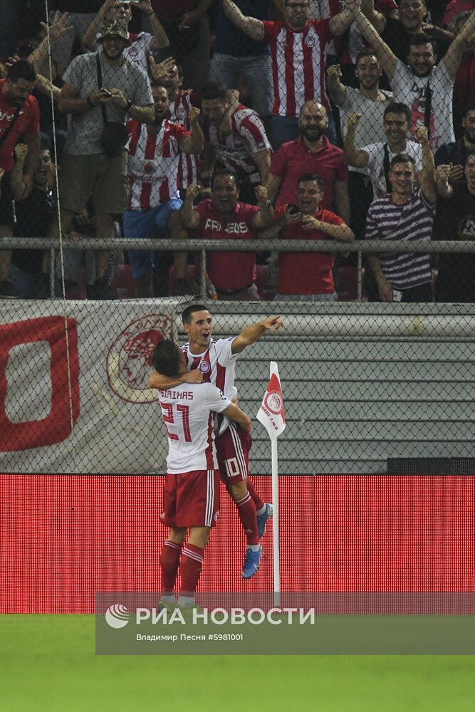 Футбол. Лига Чемпионов. Матч "Олимпиакос" - "Краснодар"