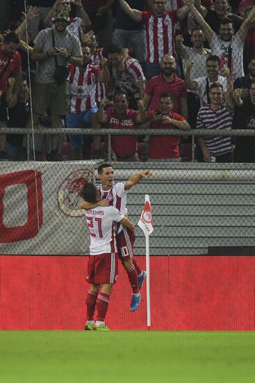 Футбол. Лига Чемпионов. Матч "Олимпиакос" - "Краснодар"