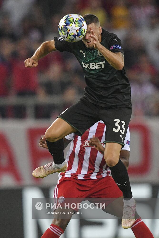 Футбол. Лига Чемпионов. Матч "Олимпиакос" - "Краснодар"