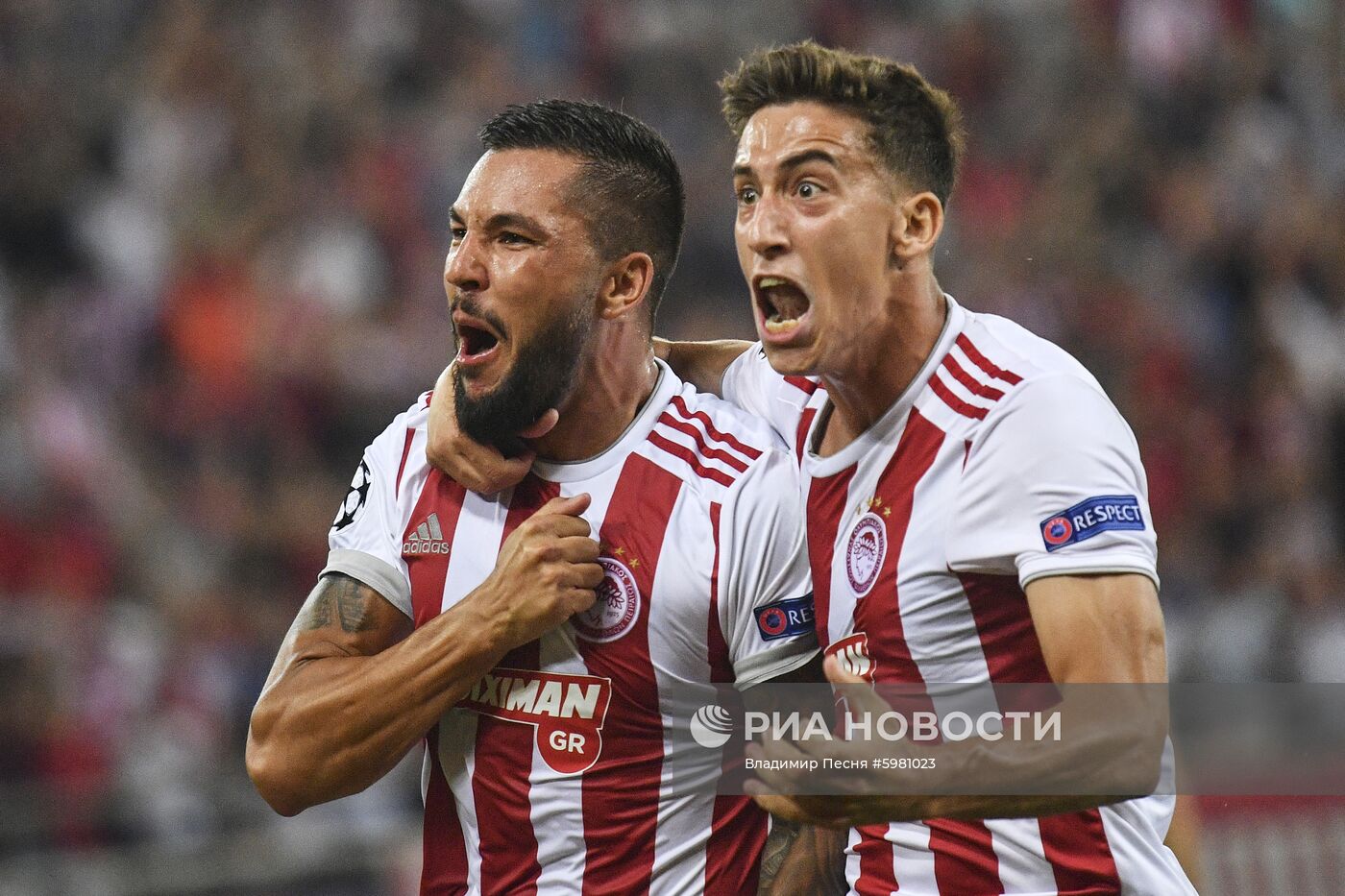 Футбол. Лига Чемпионов. Матч "Олимпиакос" - "Краснодар"