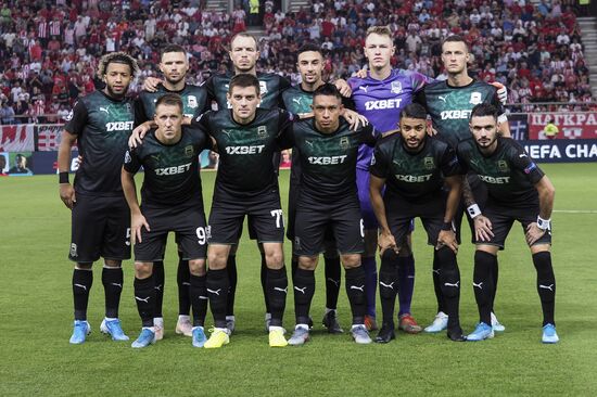 Футбол. Лига Чемпионов. Матч "Олимпиакос" - "Краснодар"