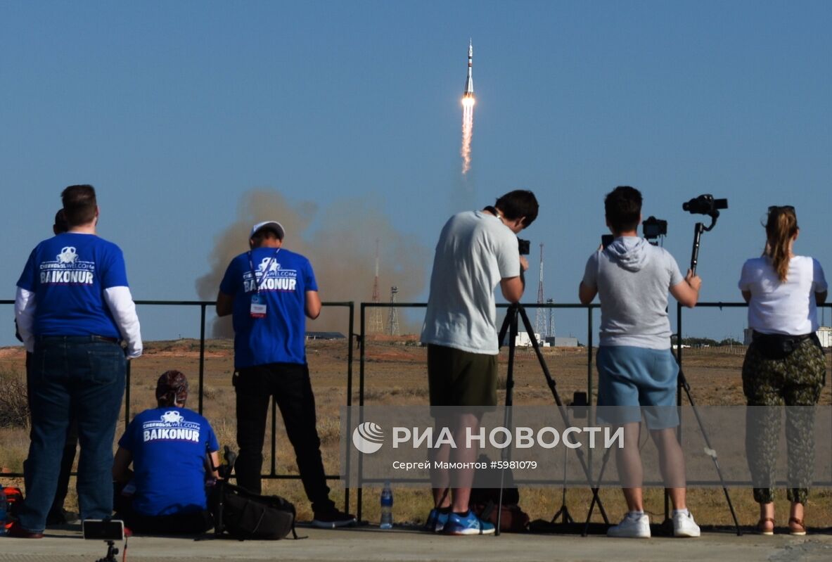 Пуск РН "Союз-2.1а" с  кораблем "Союз МС-14" 