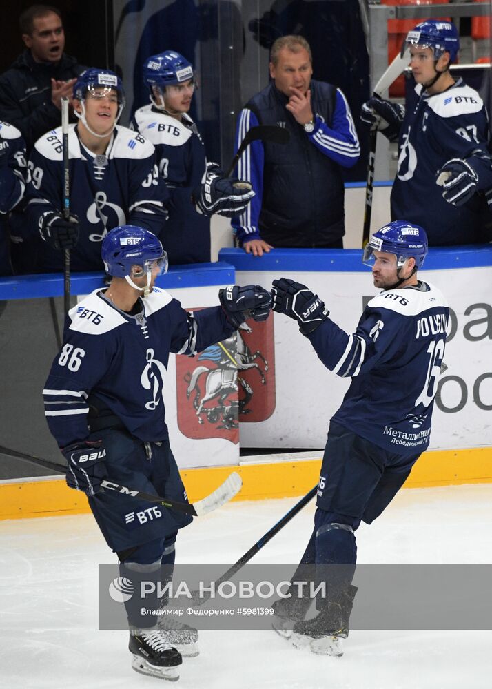 Хоккей. Кубок мэра Москвы. Матч "Динамо" - "Витязь"