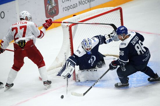 Хоккей. Кубок мэра Москвы. Матч "Динамо" - "Витязь"
