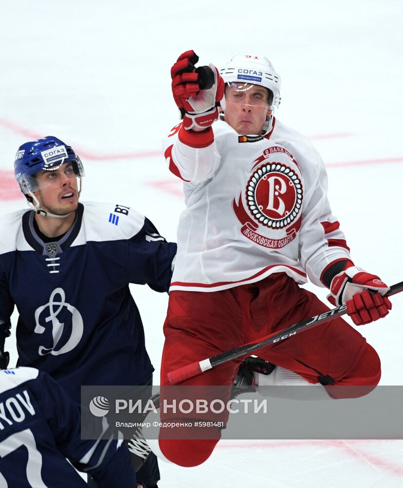 Хоккей. Кубок мэра Москвы. Матч "Динамо" - "Витязь"