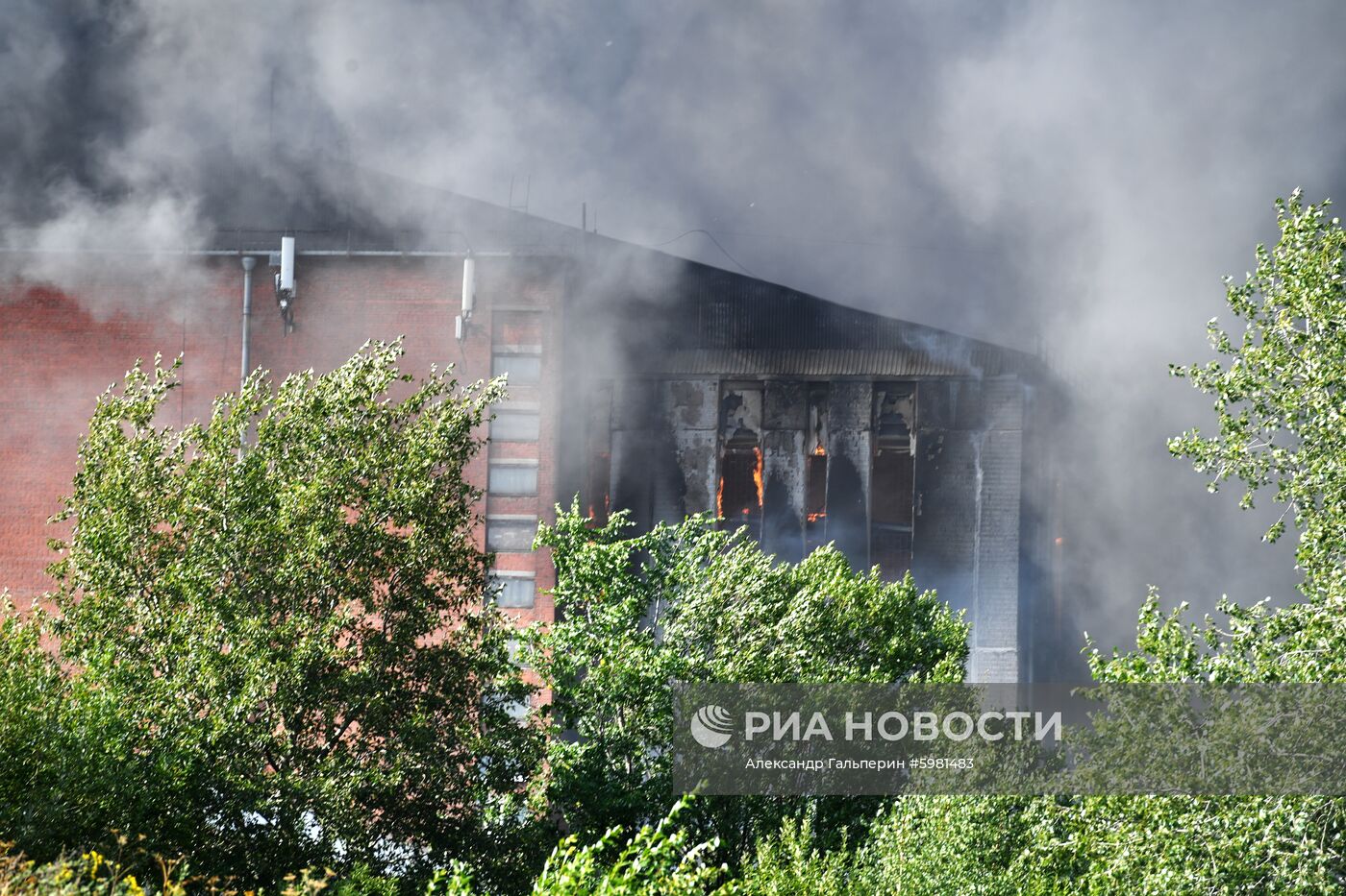 Пожар в Санкт-Петербурге