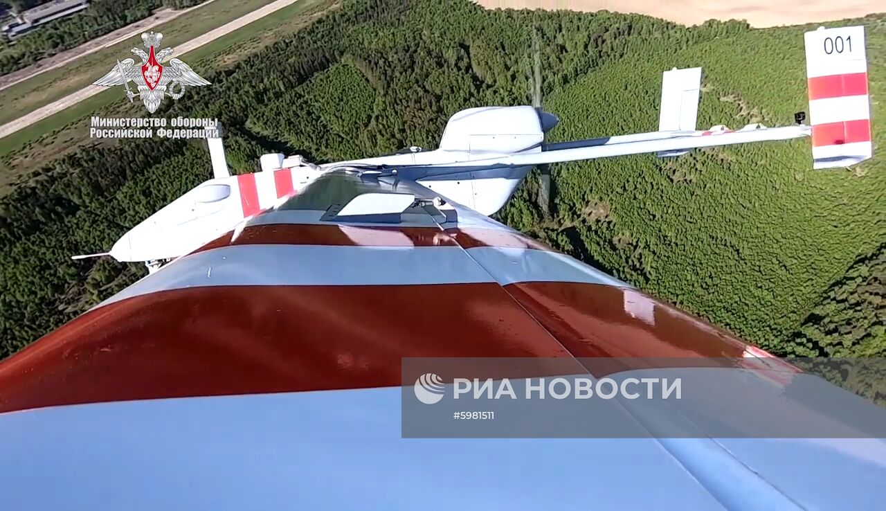 Первый полет беспилотника "Форпост-Р"