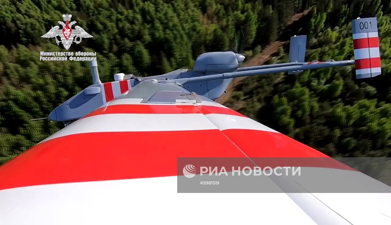 Первый полет беспилотника "Форпост-Р"