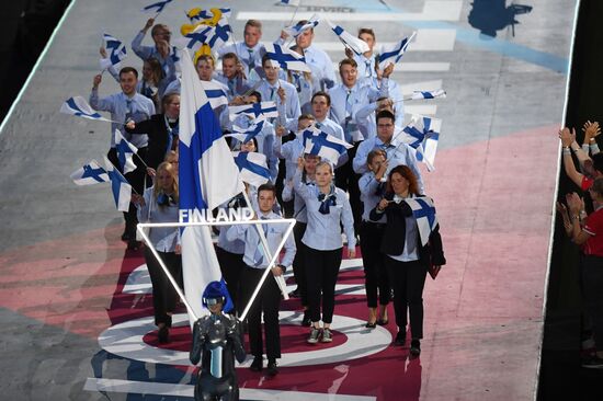 Церемония открытия WorldSkills Kazan 2019