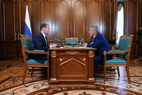 Рабочая поездка премьер-министра РФ Д. Медведева в Приволжский федеральный округ