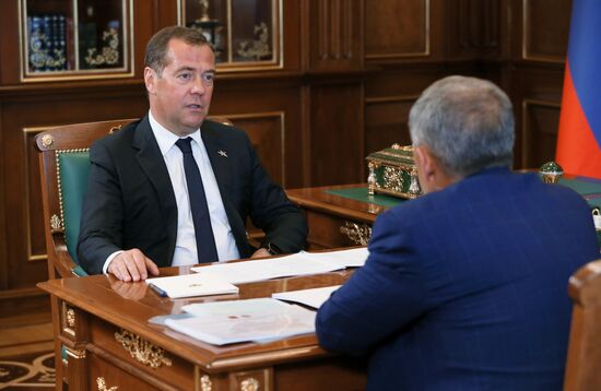 Рабочая поездка премьер-министра РФ Д. Медведева в Приволжский федеральный округ