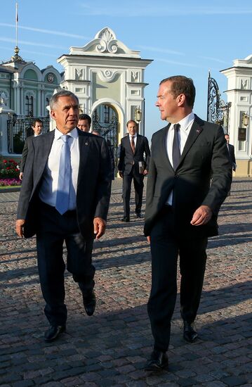 Рабочая поездка премьер-министра РФ Д. Медведева в Приволжский федеральный округ