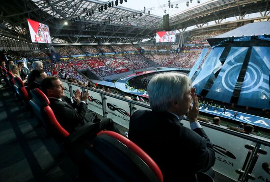 Рабочая поездка премьер-министра РФ Д. Медведева в Приволжский федеральный округ