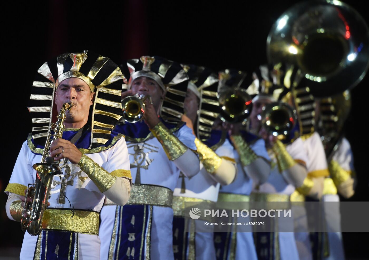 Репетиция парада участников фестиваля "Спасская башня"