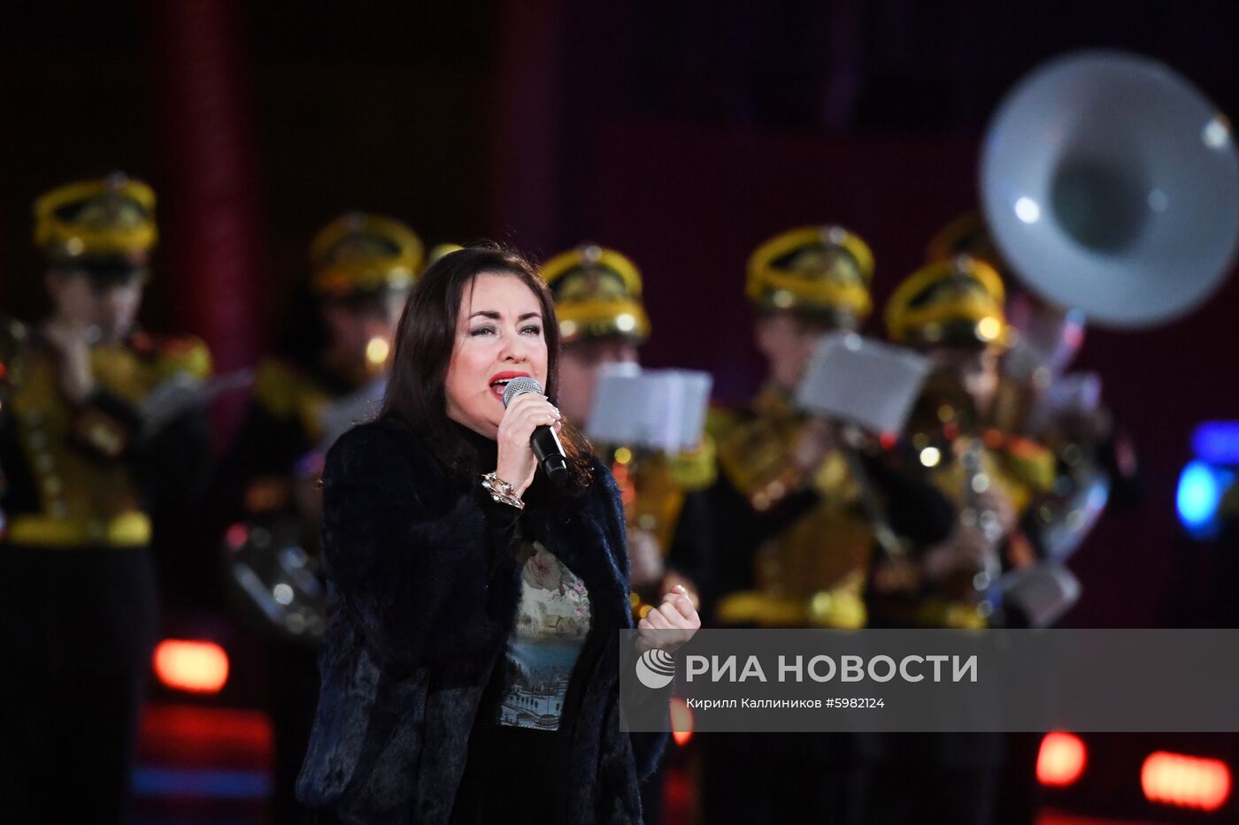 Репетиция парада участников фестиваля "Спасская башня"