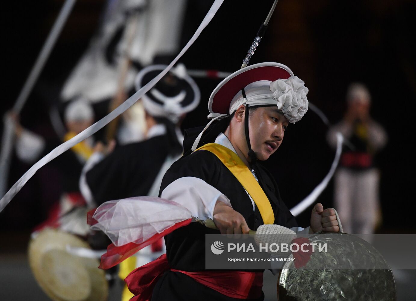 Репетиция парада участников фестиваля "Спасская башня"