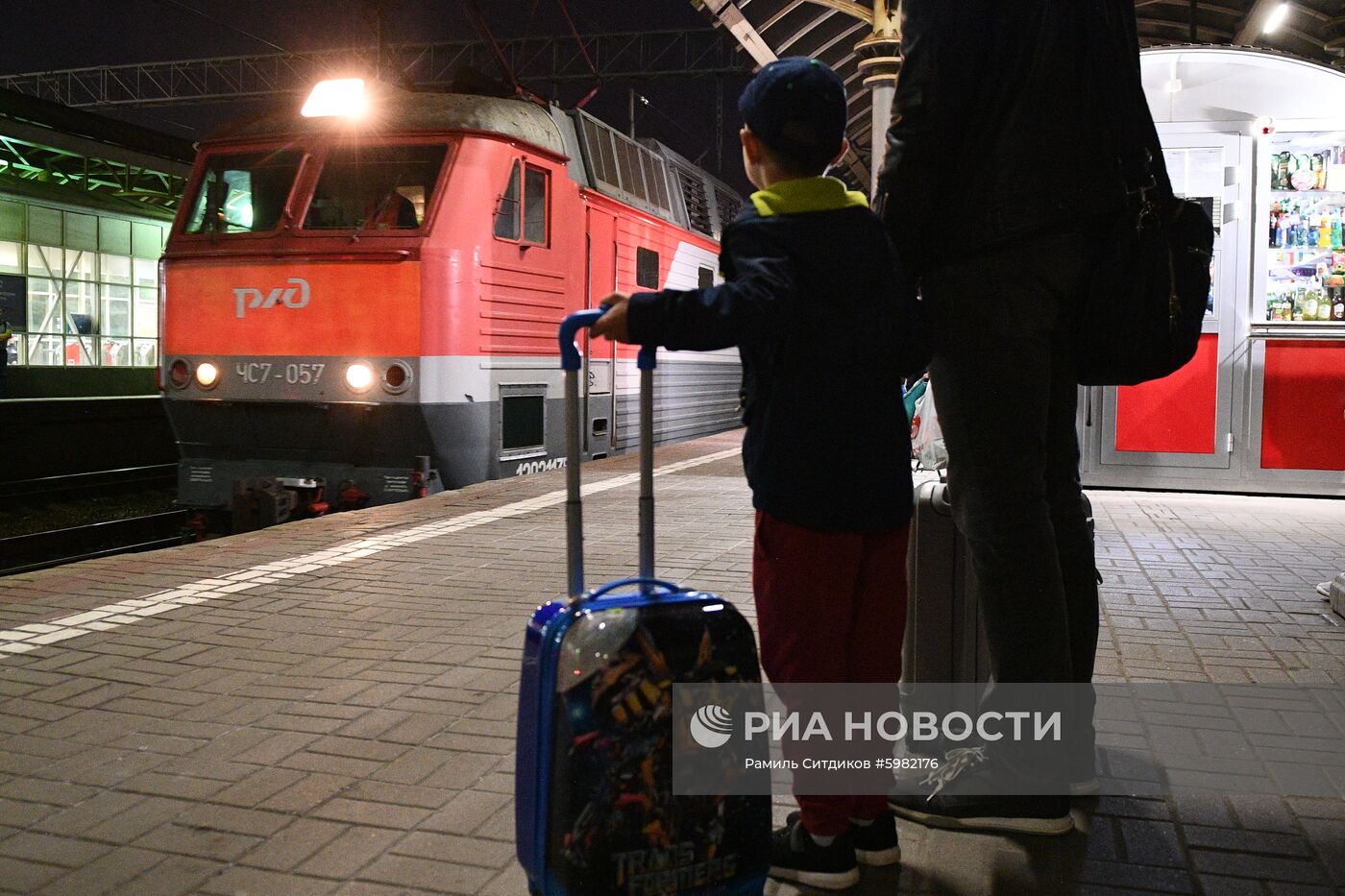 Первый поезд с купе для пассажиров с детьми отправился из Москвы в Анапу