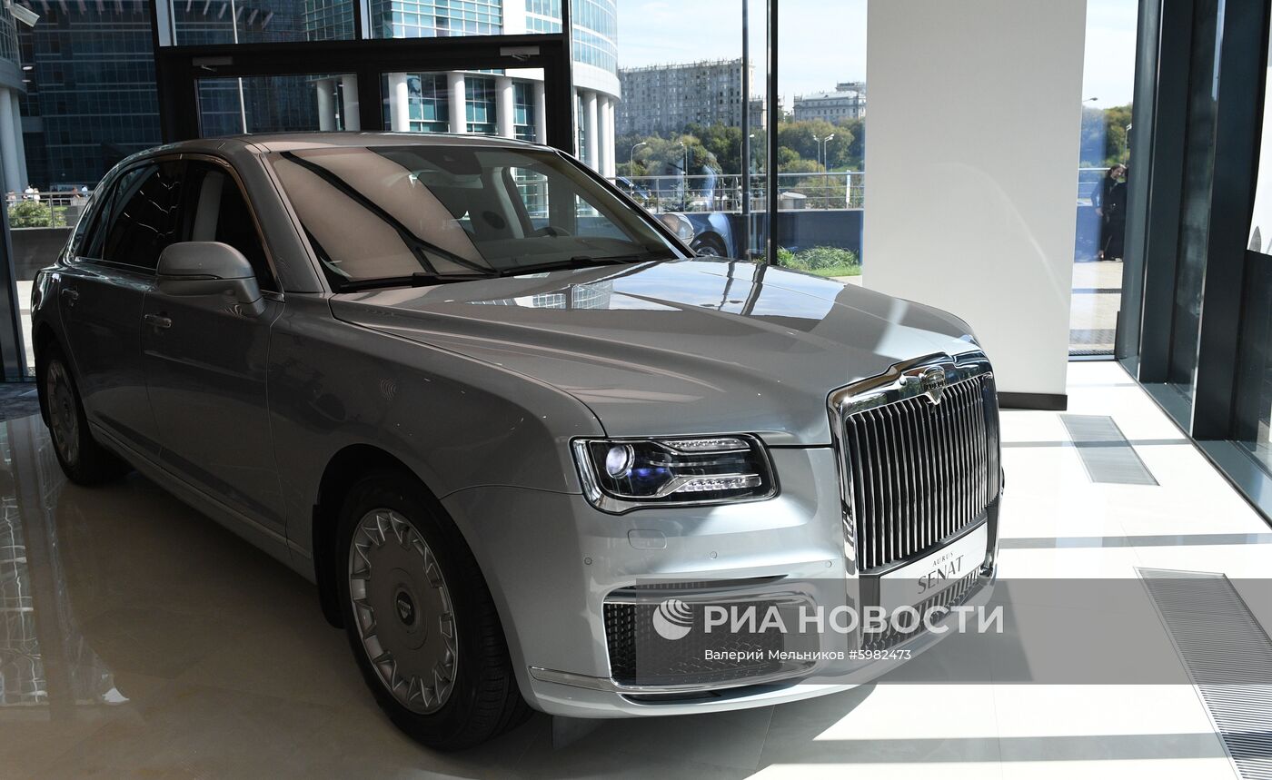 Открытие первого шоурума автомобилей Aurus