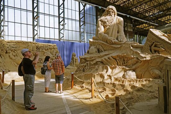 Международный фестиваль скульптур из песка в Германии
