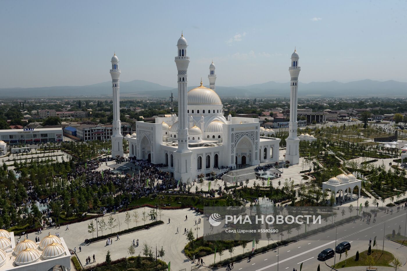 Открытие мечети имени пророка Муххаммеда в Шали