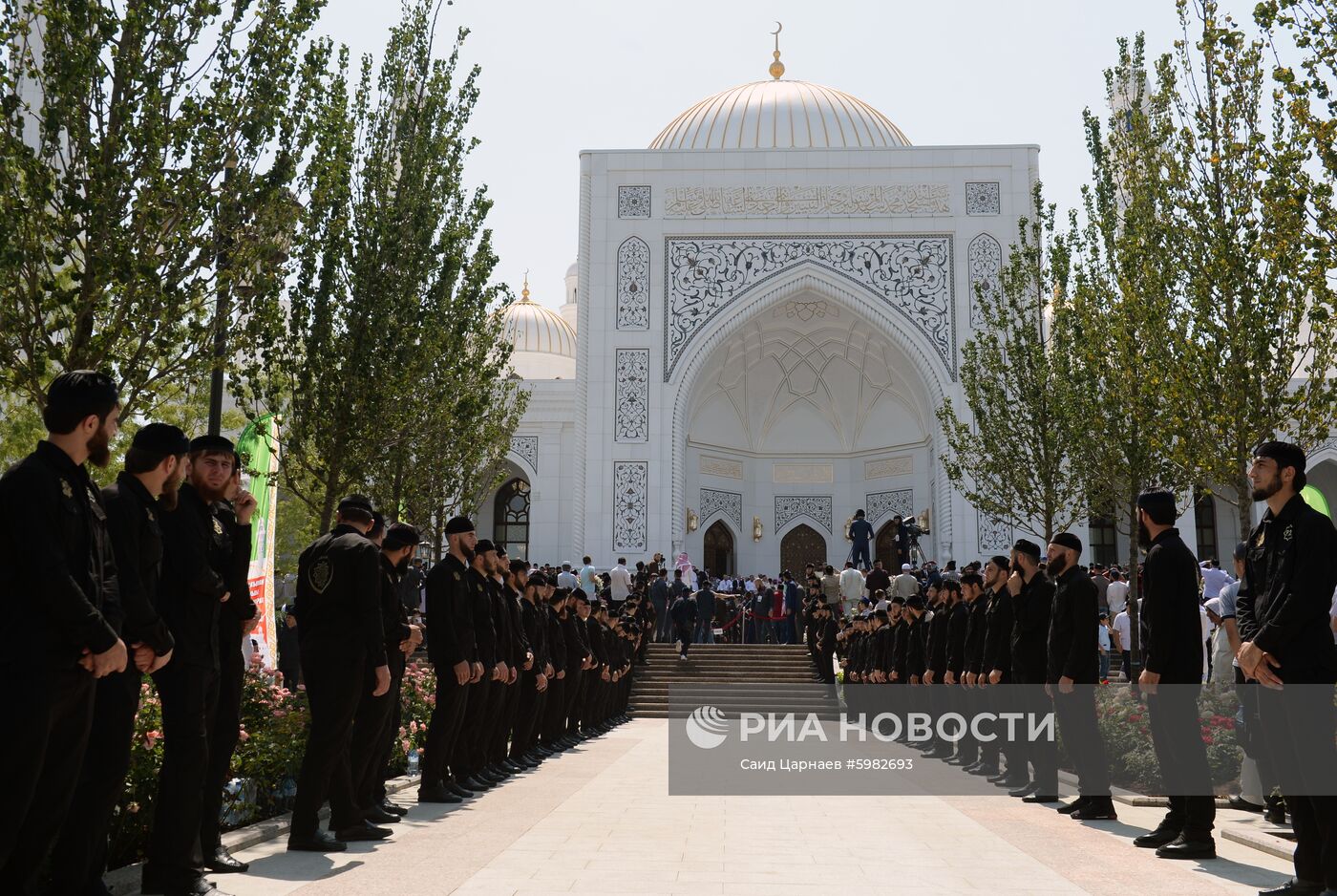 Открытие мечети имени пророка Муххаммеда в Шали