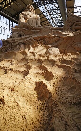 Международный фестиваль скульптур из песка в Германии