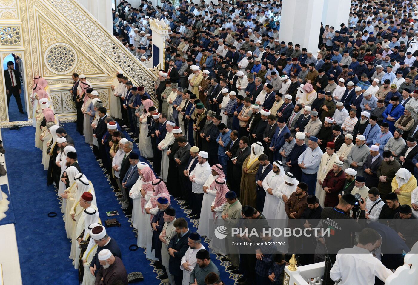 Открытие мечети имени пророка Муххаммеда в Шали