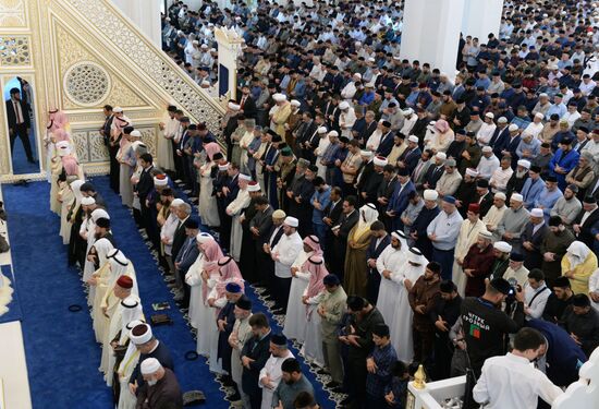 Открытие мечети имени пророка Муххаммеда в Шали