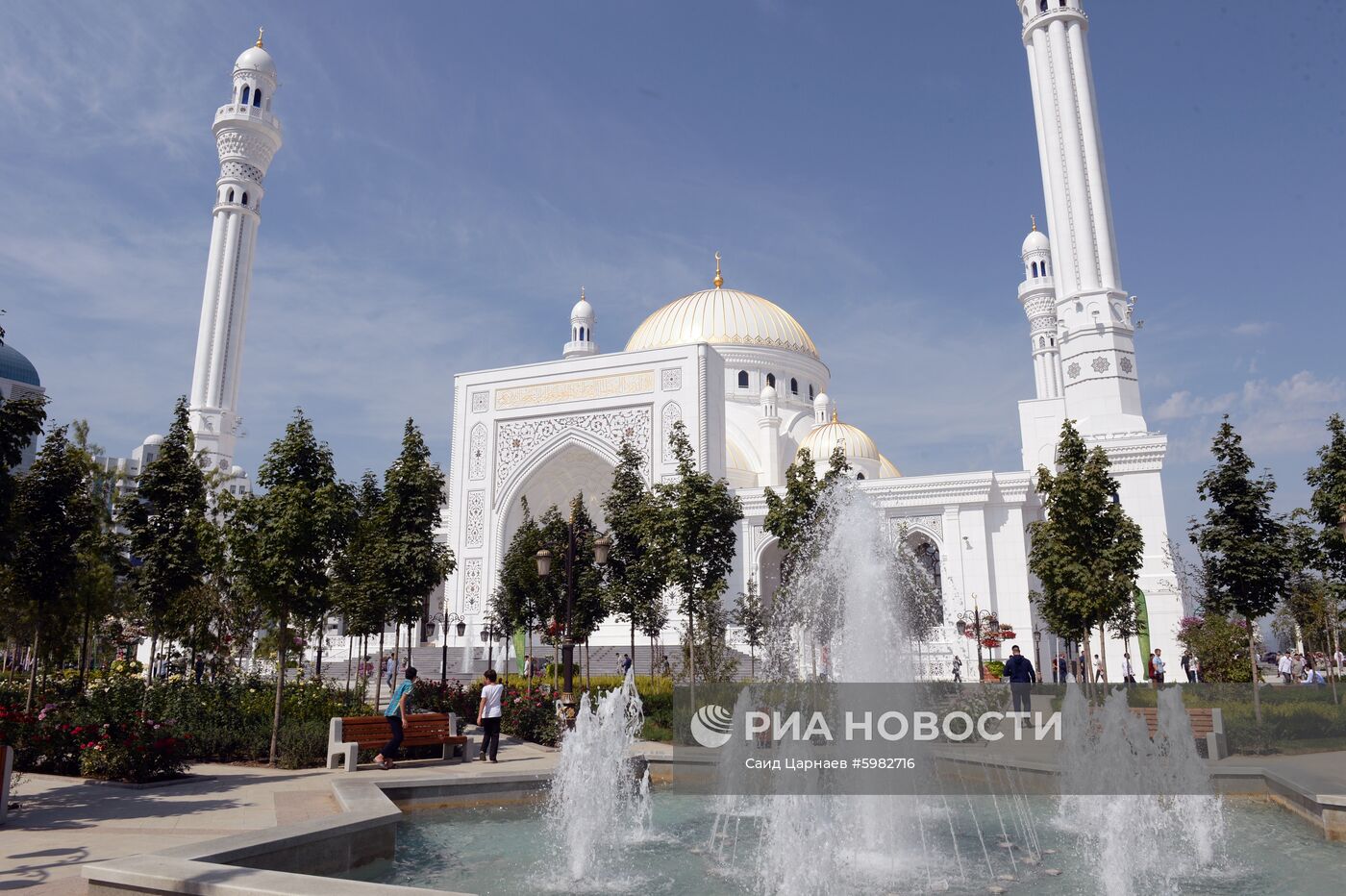 Открытие мечети имени пророка Муххаммеда в Шали