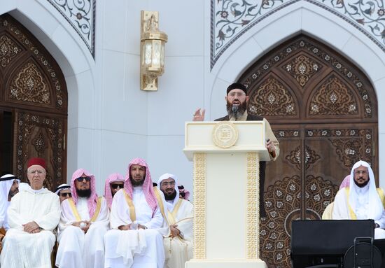 Открытие мечети имени пророка Муххаммеда в Шали