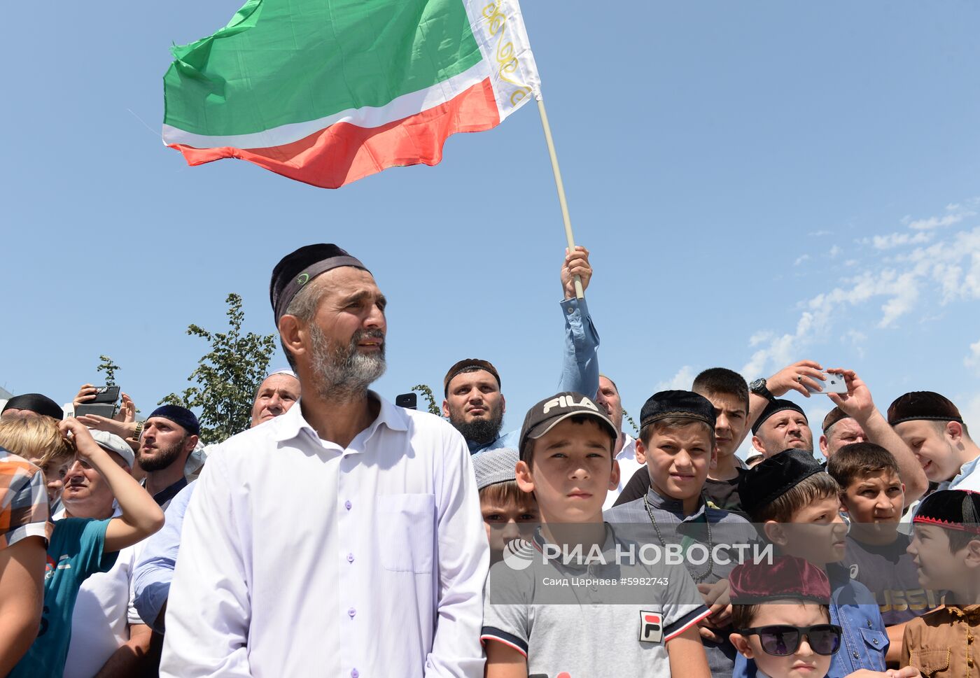 Открытие мечети имени пророка Муххаммеда в Шали