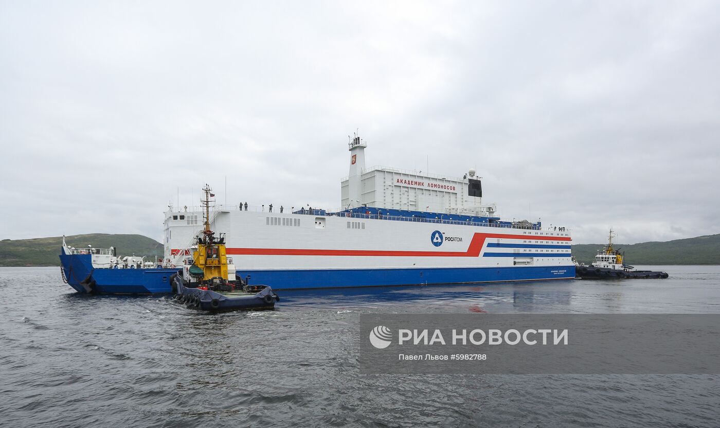 Плавучая атомная теплоэлектростанция "Академик Ломоносов"