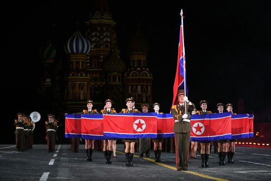 Церемония открытия фестиваля "Спасская башня"