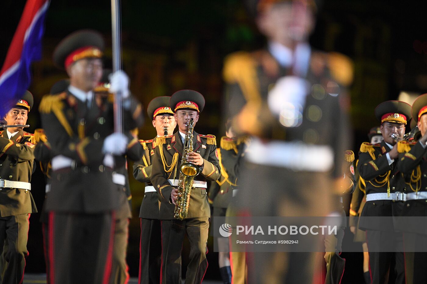 Церемония открытия фестиваля "Спасская башня"