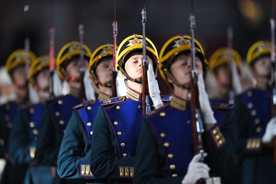 Церемония открытия фестиваля "Спасская башня"