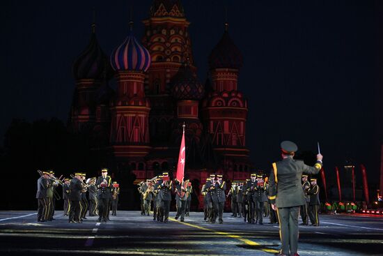 Церемония открытия фестиваля "Спасская башня"