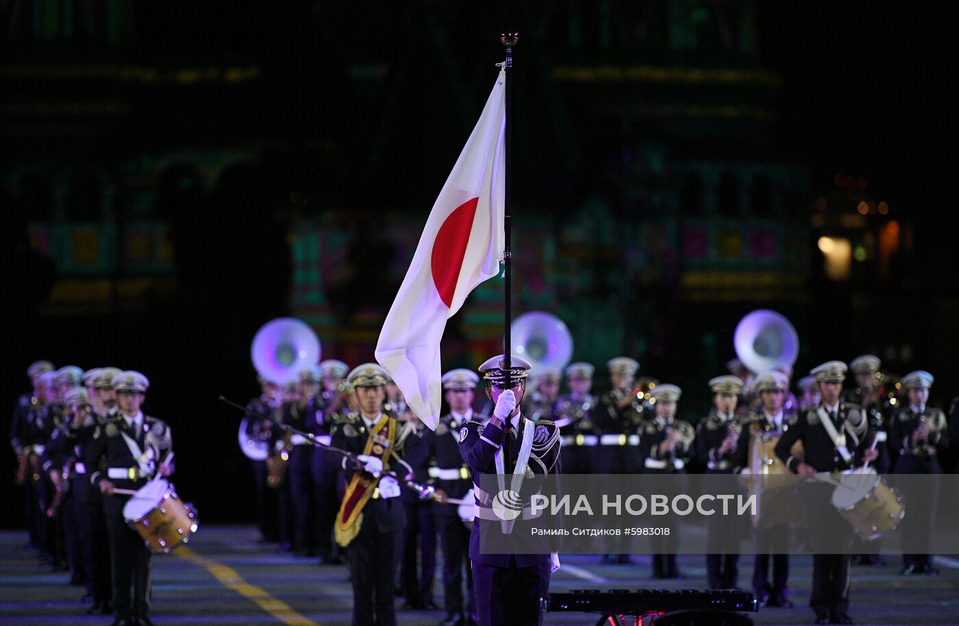 Церемония открытия фестиваля "Спасская башня"