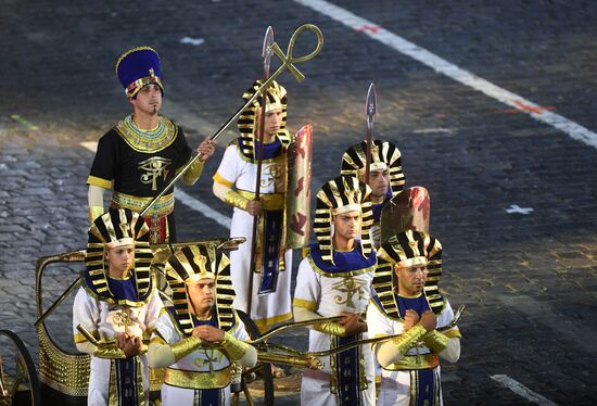 Церемония открытия фестиваля "Спасская башня"