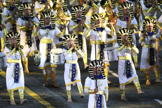 Церемония открытия фестиваля "Спасская башня"