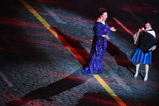 Церемония открытия фестиваля "Спасская башня"