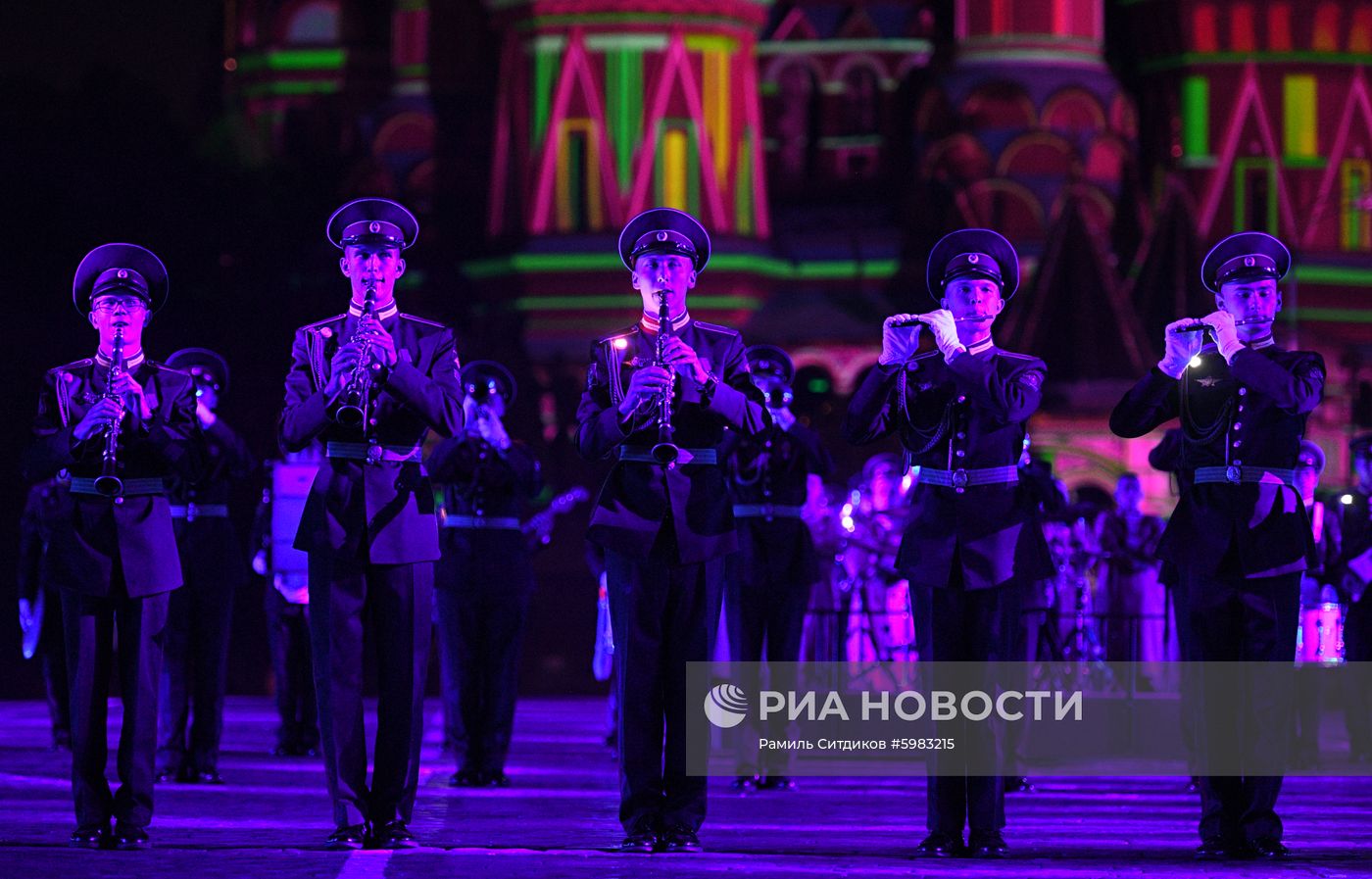 Церемония открытия фестиваля "Спасская башня"