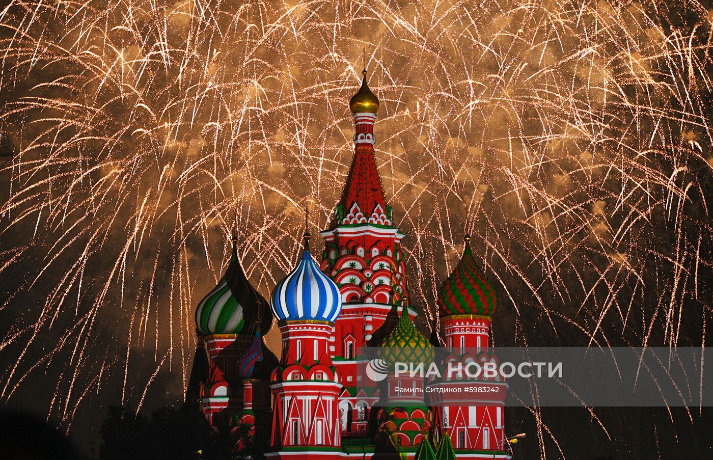 Церемония открытия фестиваля "Спасская башня"