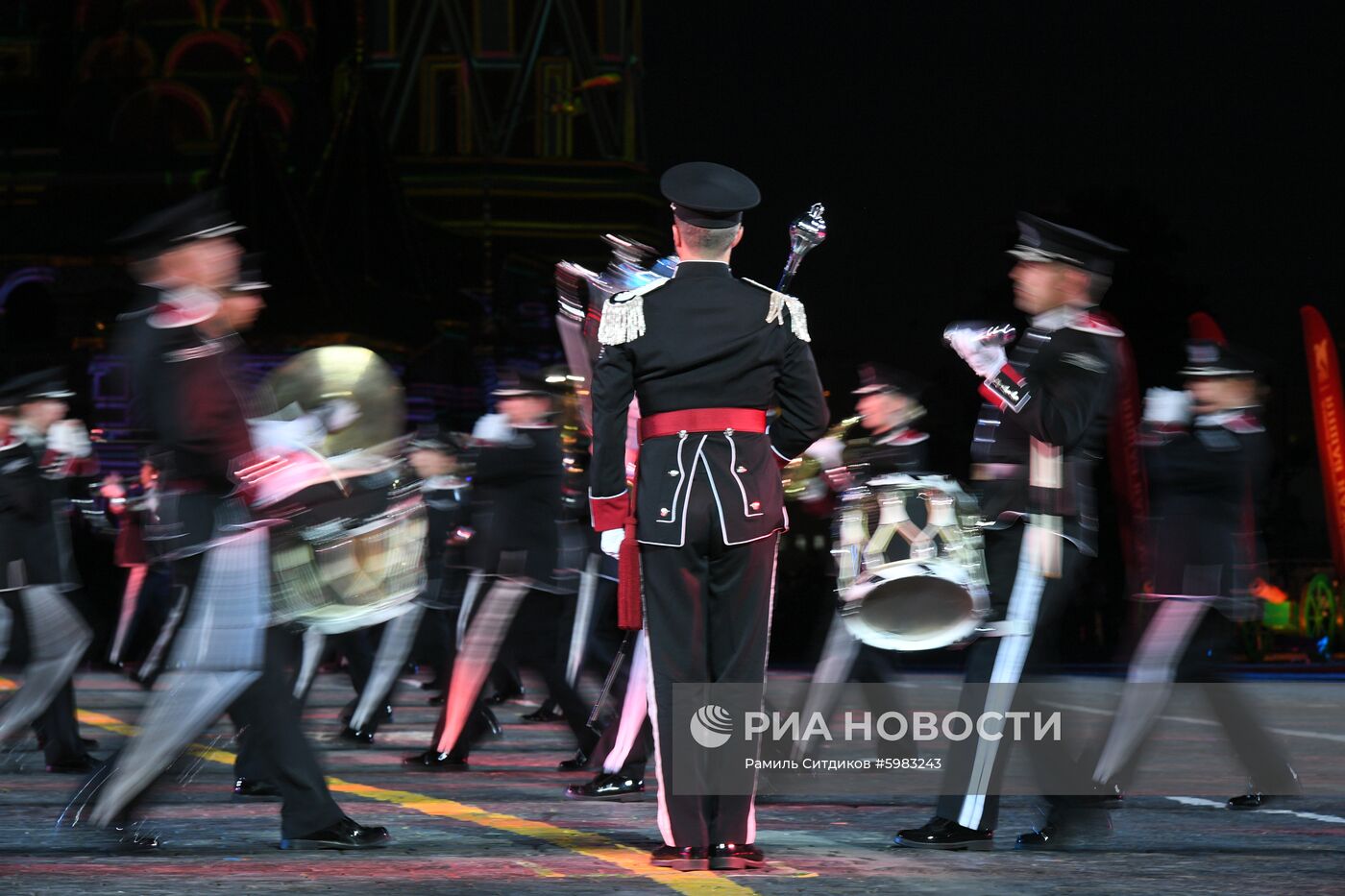 Церемония открытия фестиваля "Спасская башня"